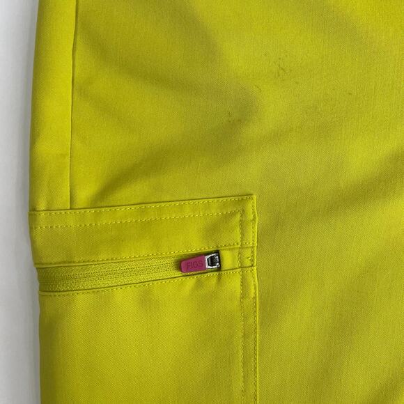 Figs Scrub Set Limeade XXL High Waist Zamora Joggers Catarina One Pocket Top - Picture 15 of 16